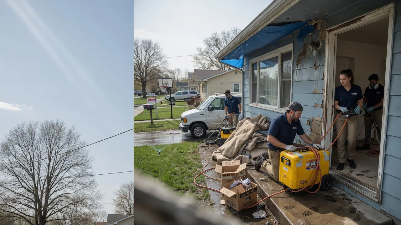 Basement Flood Cleanup in Burns, WY near me